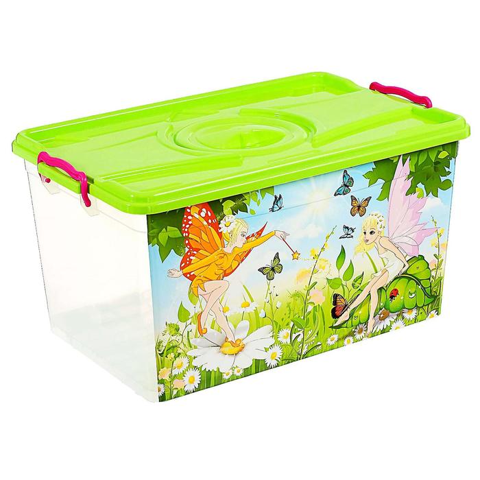 Контейнер "Фея", 50 л, с крышкой