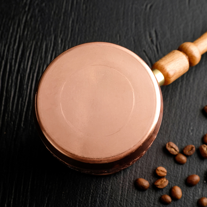 Кофеварка медная 300 мл "Утро Востока", съёмная ручка