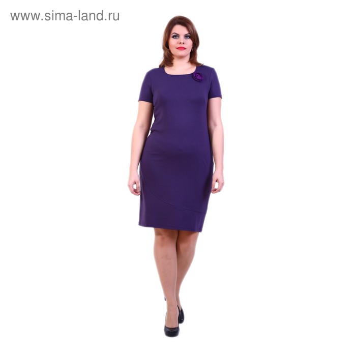 фото Платье женское, размер 48, цвет пыльный фиолетовый nessaea