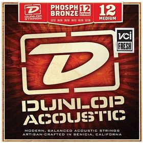

Струны для акустической 12-струнной гитары Dunlop DAP1252J, Medium, 12-52
