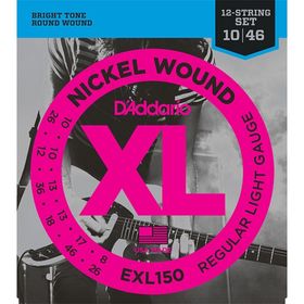 

Струны для электрогитары D'Addario EXL150 Nickel Wound, Regular Light, 10-46