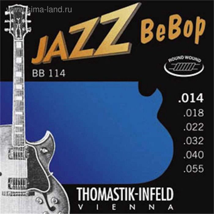 фото Струны для электрогитары thomastik bb114 jazz bebob 14-55