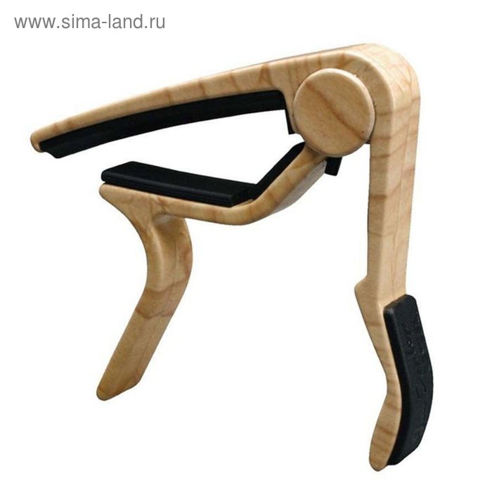 

Каподастр для акустической гитары Dunlop 83CM Trigger цвет клен, для неплоского грифа