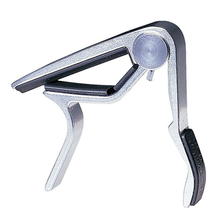 Каподастр для акустической гитары Dunlop 84FN Trigger никель, для плоского грифа