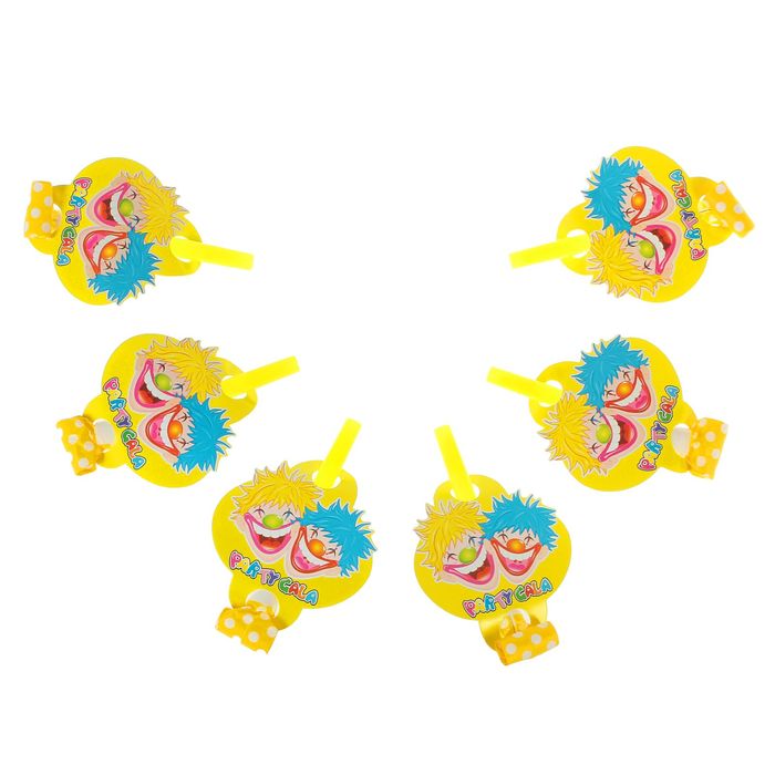 Язычок "Клоуны" (набор 6 шт)