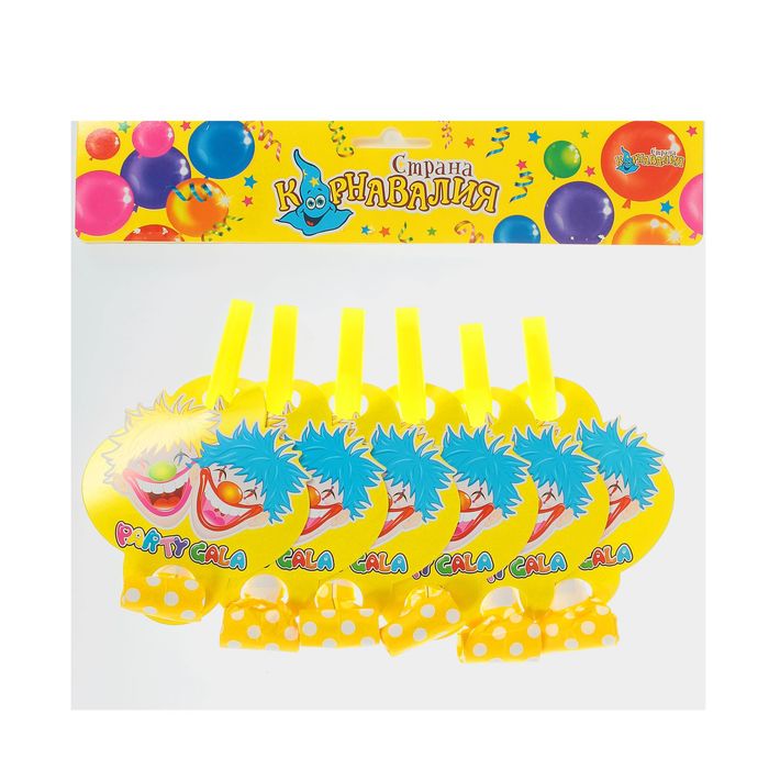 Язычок "Клоуны" (набор 6 шт)