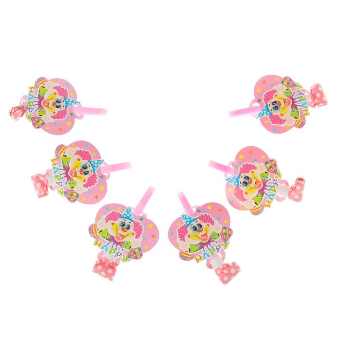 Язычок "Клоун" (набор 6 шт)