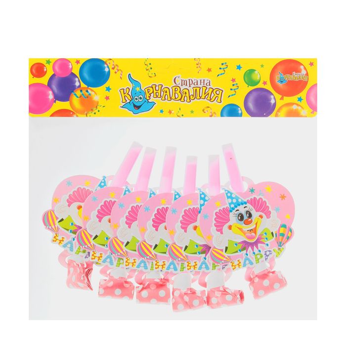 Язычок "Клоун" (набор 6 шт)