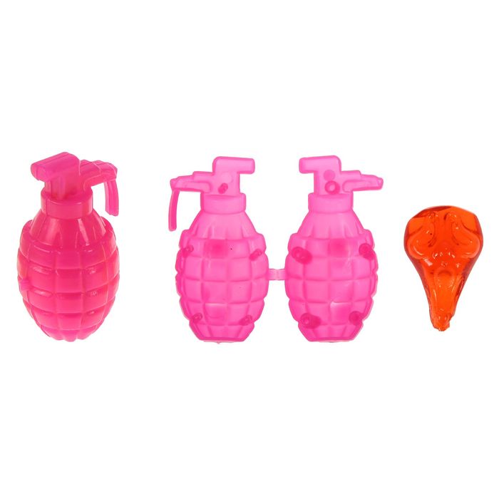 Прикол "Граната" внутри липучка цвета МИКС