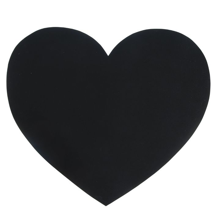 Магнитная меловая мини-доска "Сердце" 40х30 см, мел в комплекте