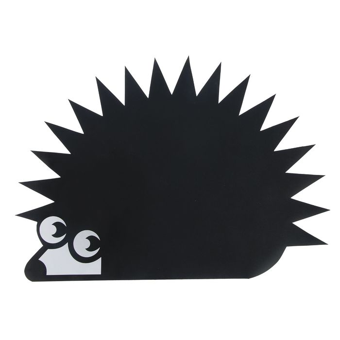 Магнитная меловая мини-доска "Ежик" 50-36 см, мел в комплекте