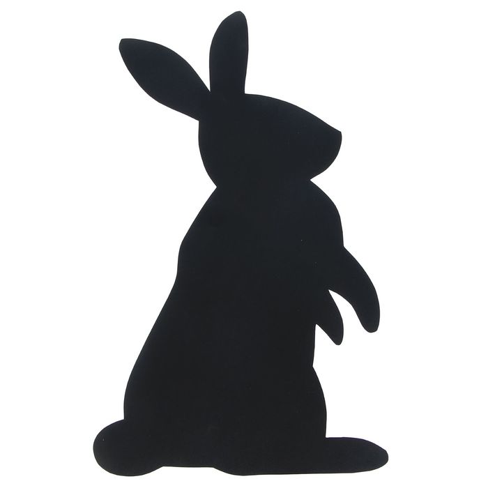 Магнитная меловая мини-доска "Зайчик" 40-25 см, мел в комплекте