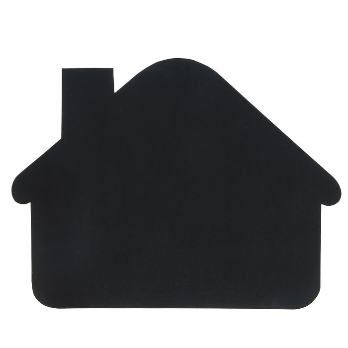 Магнитная меловая мини-доска "Домик" 40x30 см, мел в комплекте