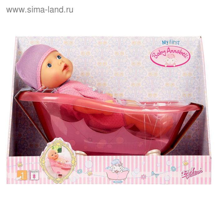 Кукла Baby Annabell с ванночкой