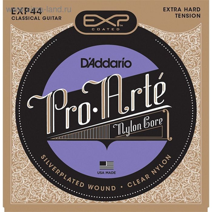 

Струны для классической гитары D`Addario EXP44 CLASSICAL Extra Hard