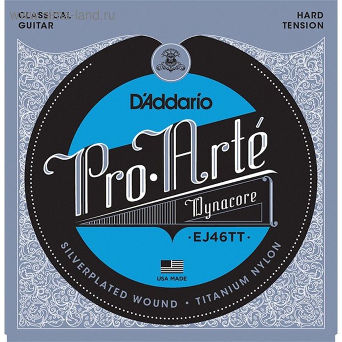 фото Струны для классической гитары d'addario ej46tt proarte dynacore d`addario