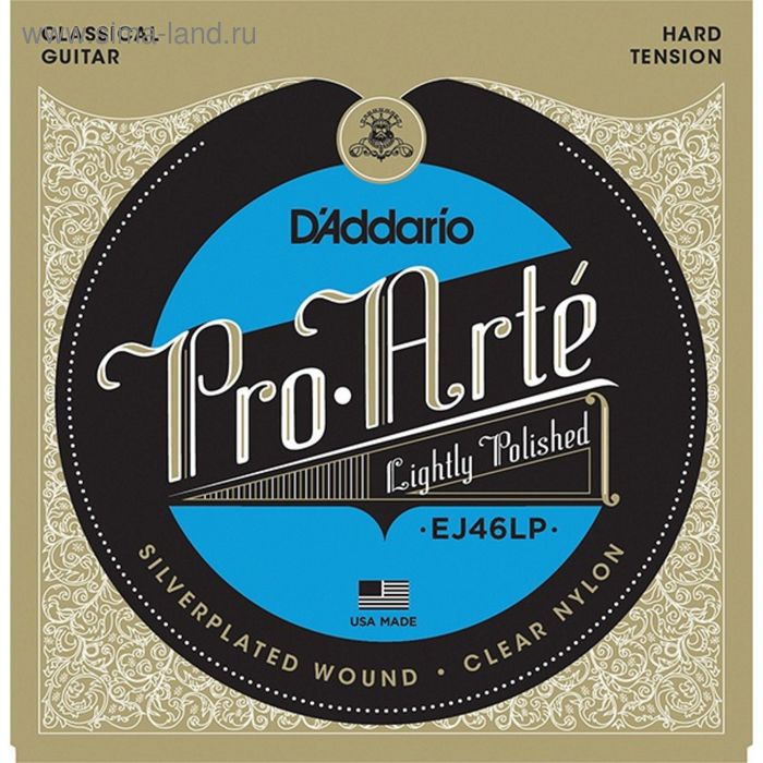 фото Струны для классической гитары d'addario ej46lp pro-arte composite d`addario