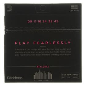 

Струны для электрогитары D'Addario NYXL0942 NYXL, Super Light, 09-42