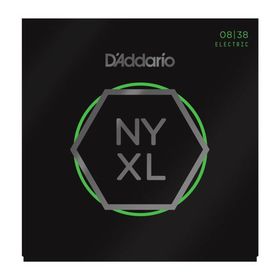 Струны для электрогитары D'Addario NYXL0838 NYXL, Extra Super Light, 08-38