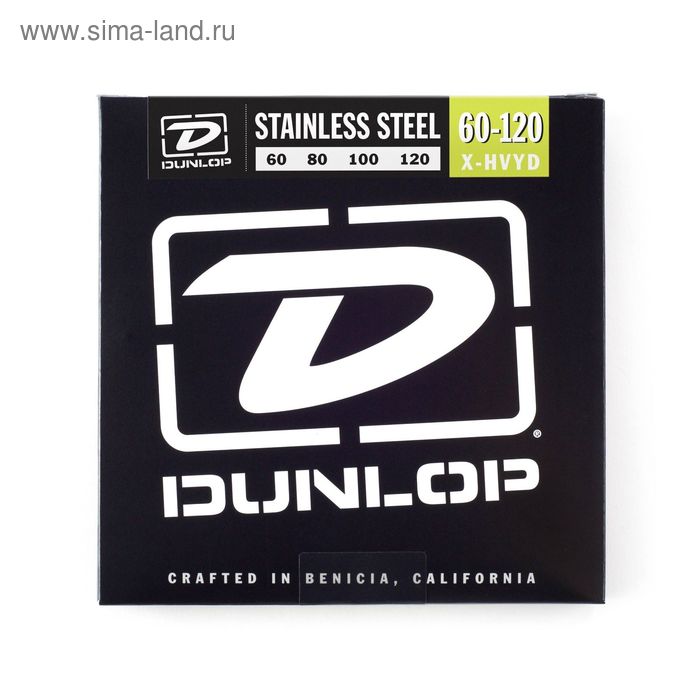 фото Струны для бас-гитары dunlop dbs60120, extra heavy drop, 60-120