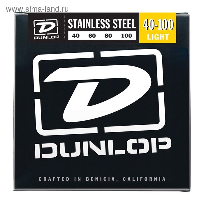 фото Струны для бас-гитары dunlop dbs40100, light, 40-100