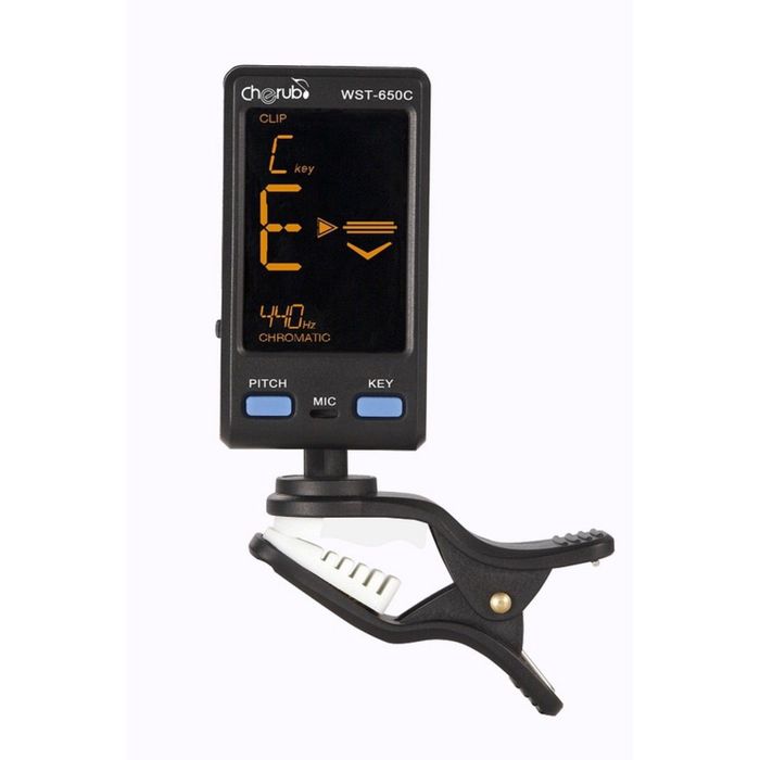 Тюнер цифровой Cherub WST-650C цифровой хроматический на прищепке