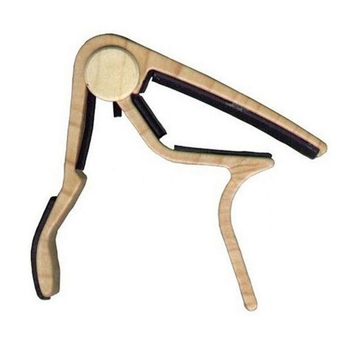 Каподастр для акустической гитары Dunlop 84FM Trigger цвет клен, для плоского грифа