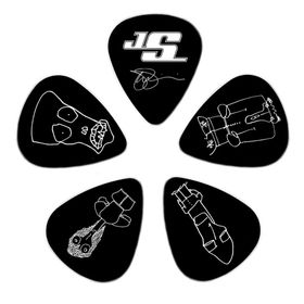 

Медиаторы Planet Waves 1CBK2-10JS Joe Satriani , черные, 10шт, тонкие,
