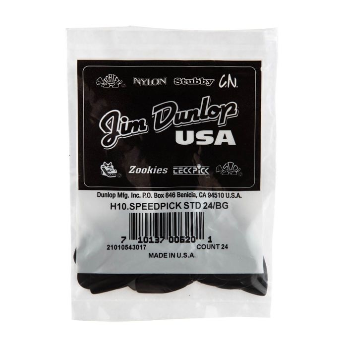 Медиаторы Dunlop H10. Speedpicks Standard 24шт, толщина 0,91мм,
