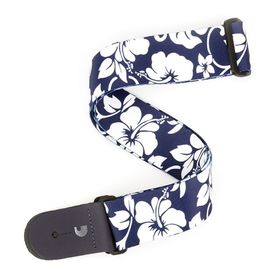 

Ремень для гитары Planet Waves P20S1503 World, рисунок «Hibiscus», синий