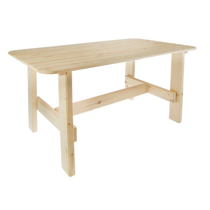 Стол "Дачный" 170 см, сосна натуральная