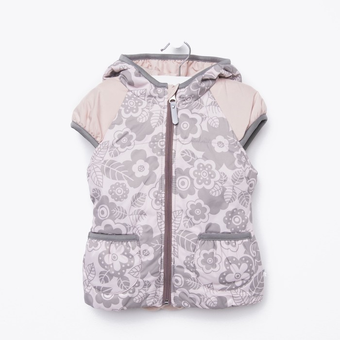 Жилет для девочки "ЛАЙМА", рост 92 см (52), цвет розовый Ж21017-01_М