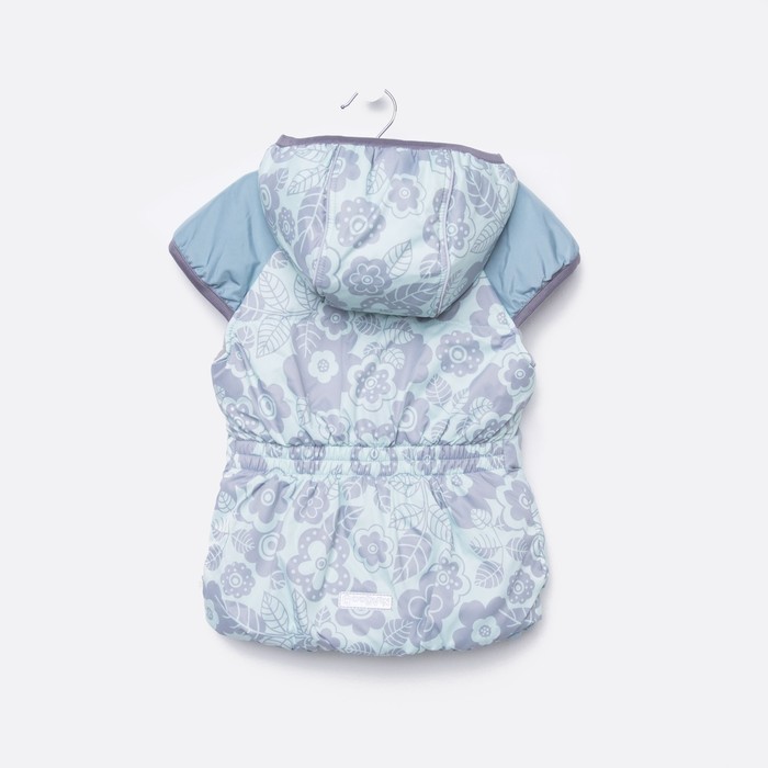 Жилет для девочки "ЛАЙМА", рост 98 см (52), бирюзовый Ж21017-01_М