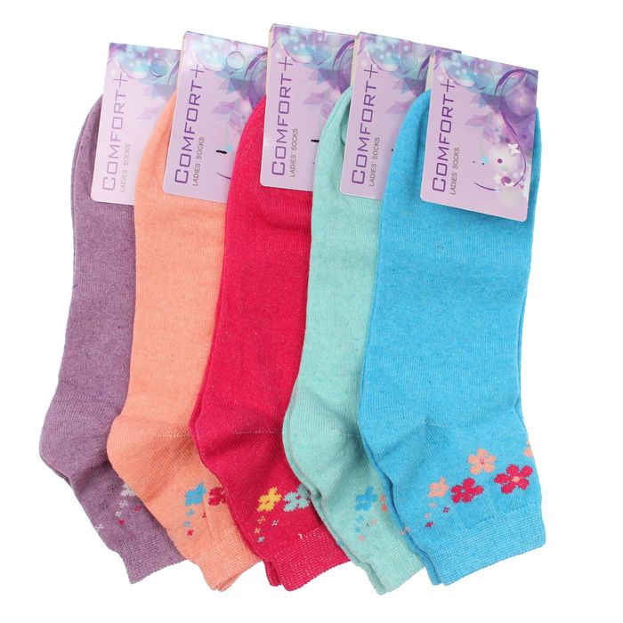 Носки женские, цвет МИКС, размер 23-25