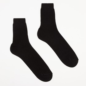 Носки мужские, размер 29, цвет чёрный Ош