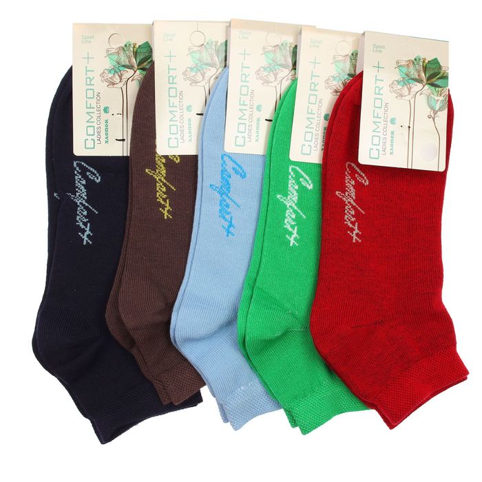 Носки женские, цвет МИКС, размер 23-25