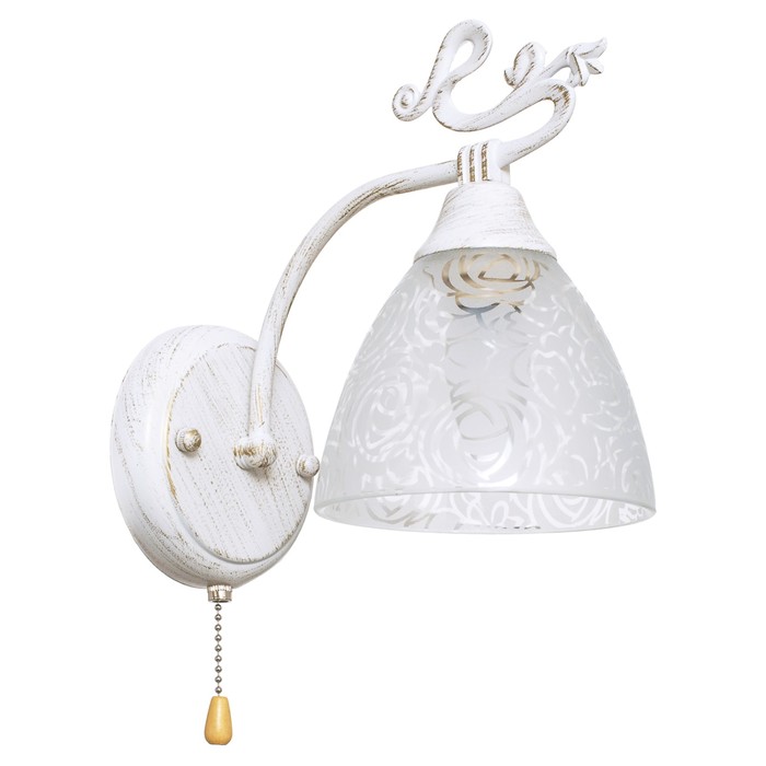 Бра "Афродита" 1 лампа 60W E27 белый 24х14х30 см