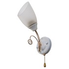 Бра "Нанси" 1 лампа 60W E27 белый-золото 18х11х32,5 см