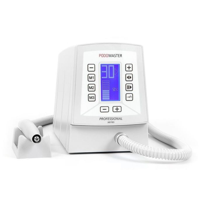 Аппарат для педикюра Podomaster Professional с пылесосом, 30 000 об/мин, 550 Вт, белый