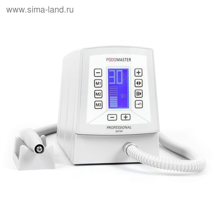 Аппарат для педикюра Podomaster Professional с пылесосом, 30 000 об/мин, 550 Вт, белый