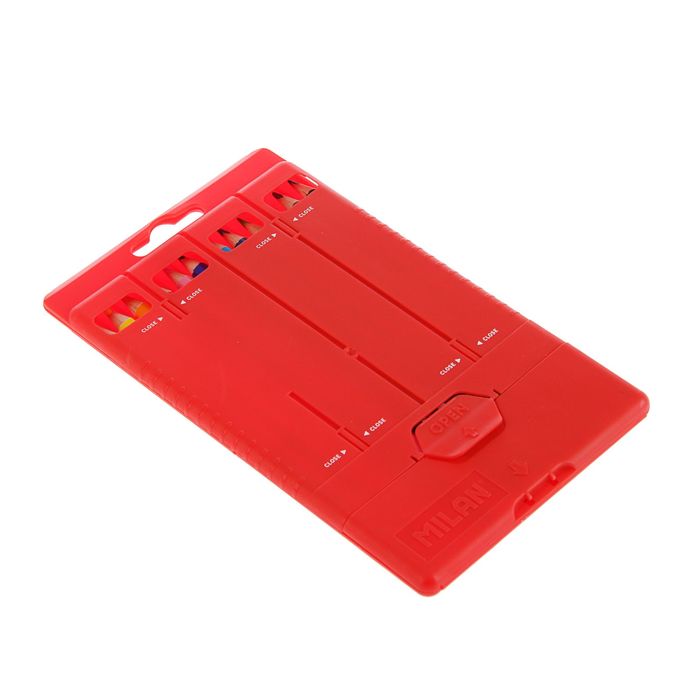 Карандаши трёхгранные 12 цветов MILAN "231", пластиковая упаковка, европодвес