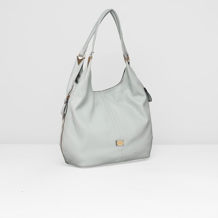 Сумка женская на молнии, с расширением, 1 отдел с перегородкой, наружный карман, цвет мятный