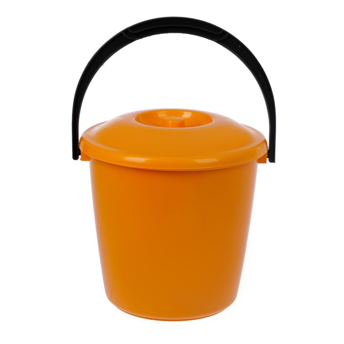 Ведро с крышкой 8 л, цвет МИКС