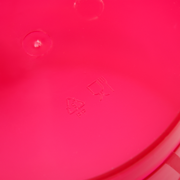 Ведро прозрачное 9 л, пищевое, цвет МИКС