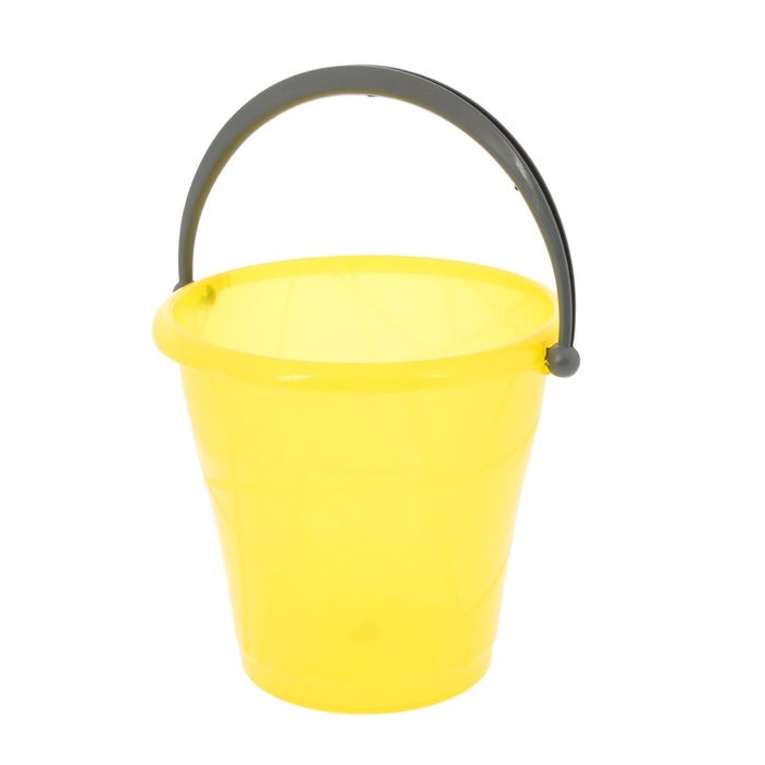 Ведро прозрачное 9 л, пищевое, цвет МИКС