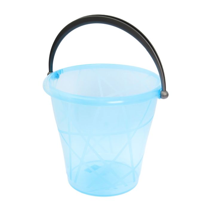 Ведро прозрачное 9 л, пищевое, цвет МИКС