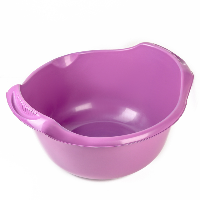 Таз хозяйственный 24 л, с ручками, цвет МИКС