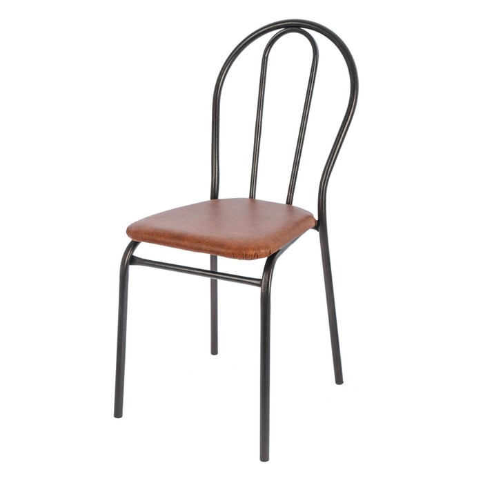 Стул металлический, цвет медь - коричневый