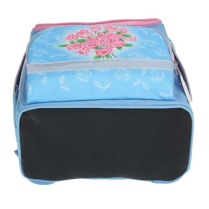 Ранец Стандарт Popcorn Bear 501 PO-1, 34 х 26 х 13 см, голубой