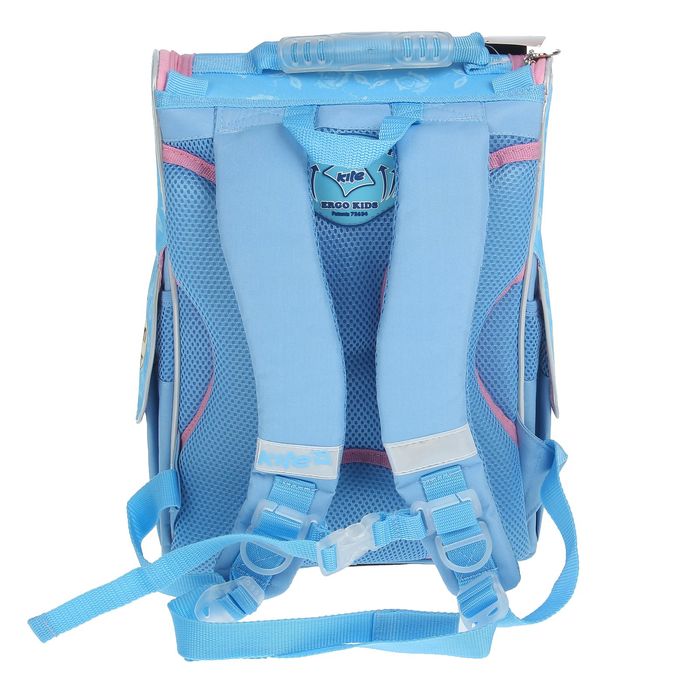 Ранец Стандарт Popcorn Bear 501 PO-1, 34 х 26 х 13 см, голубой